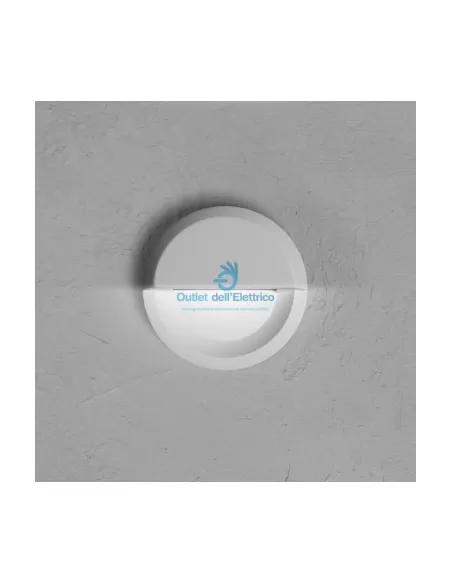 Wiva 71400065 Alcor runde 3W 4K FL weiße Stufenleuchte